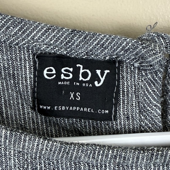 Esby Willow Babydoll Short Dress Linen & Cotton Made in the USA $265 Size XS EUC - Picture 5 of 6